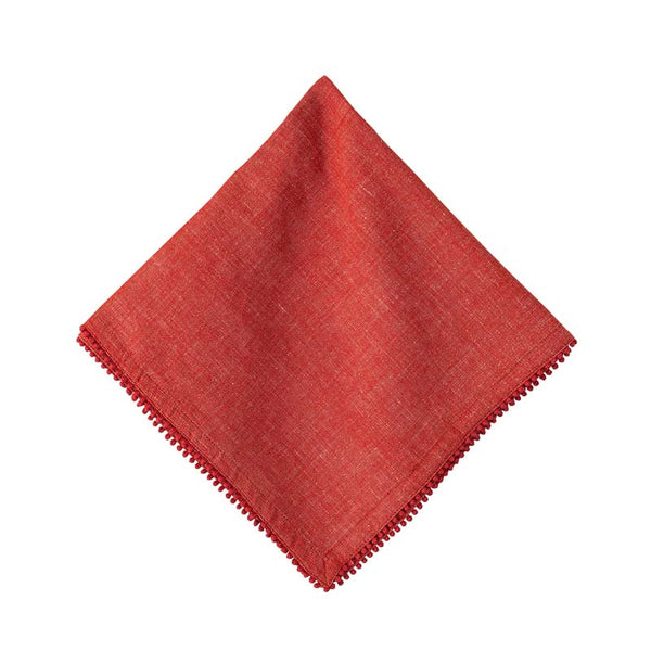 Juliska Red Berry Trim Napkin