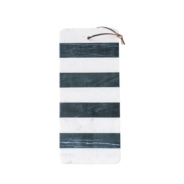Striped Marble Rectangle Cutting Board