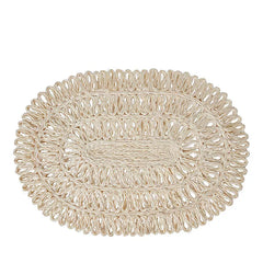 Juliska Straw Loop Oval Placemat
