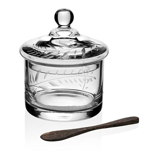 William Yeoward Jasmine Covered Honey/Jam Pot with Spoon