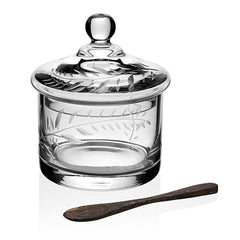 William Yeoward Jasmine Covered Honey/Jam Pot with Spoon