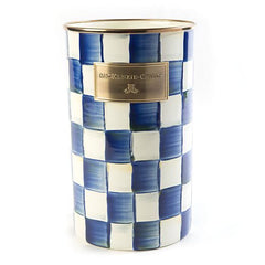 MacKenzie Childs Royal Check Utensil Holder