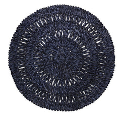 Juliska Straw Loop Round Placemat Delft Blue