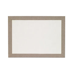 Bodrum Bordino Oatmeal/Ivory Rectangle Placemat