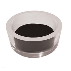 Caspari Acrylic Wine Bottle Coaster Clear