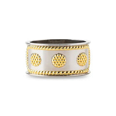 Juliska Berry and Thread Bright Silver/Gold Napkin Ring