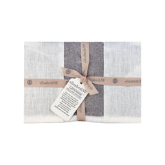 Elizabeth W. Lavender Pillow Insert Sachet - Ivory Linen