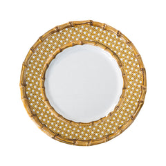 Juliska Bamboo Caning Melamine Dessert/Salad Plate - Natural