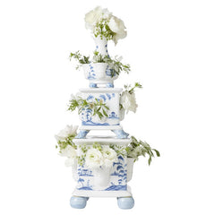 Juliska Country Estate Delft Blue Tulipiere Tower S/3